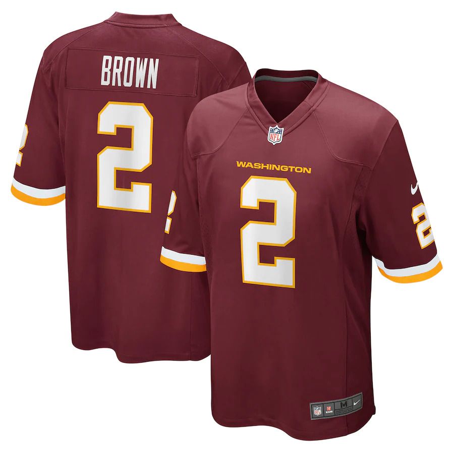 Men Washington Redskins #2 Dyami Brown Nike Burgundy Game NFL Jersey->washington redskins->NFL Jersey